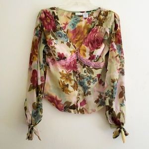 Newport News Flower Blouse